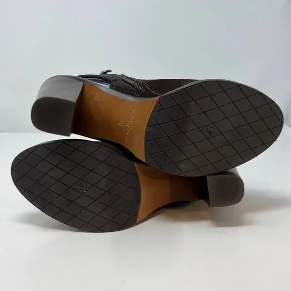 Donald J Pliner Women's Kleo Open Toe Ankle Bootie Size 9M Brown - Picture 10 of 13